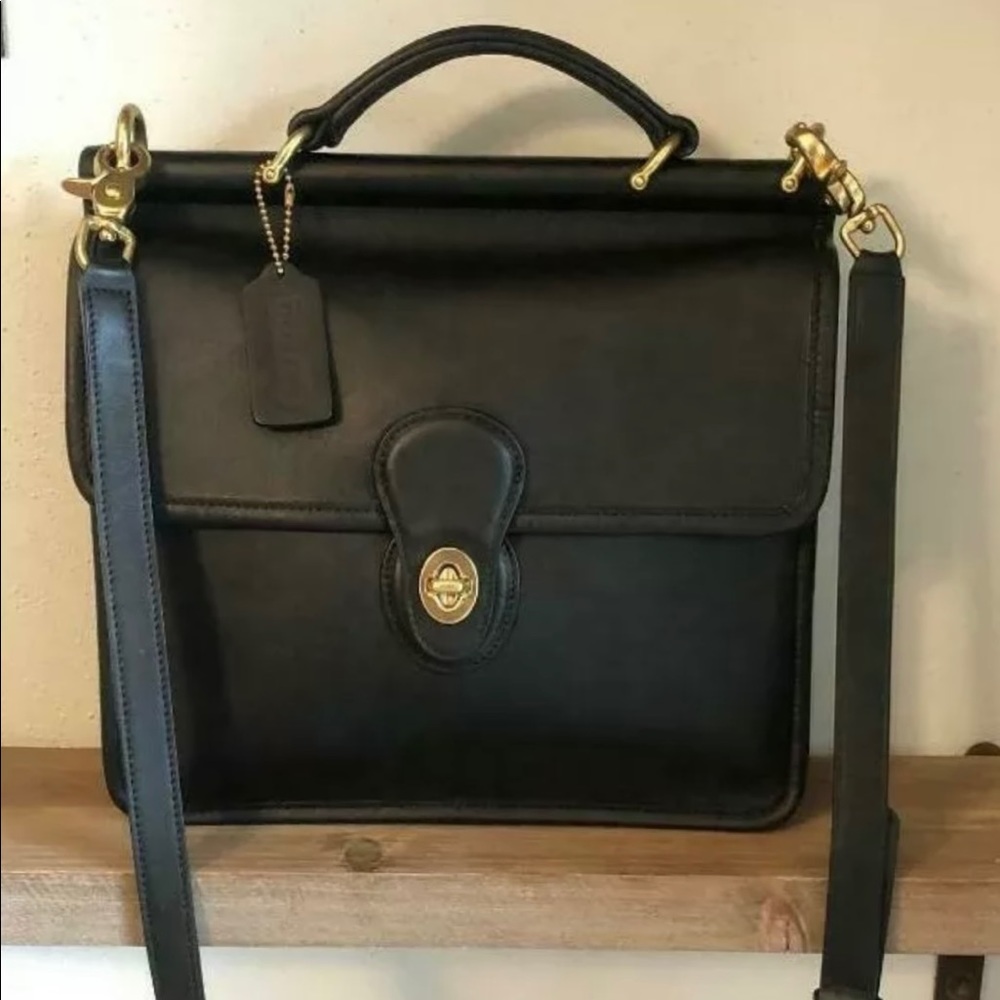 EUC Vintage Coach Willis Crossbody Messenger Satchel Bag 9927